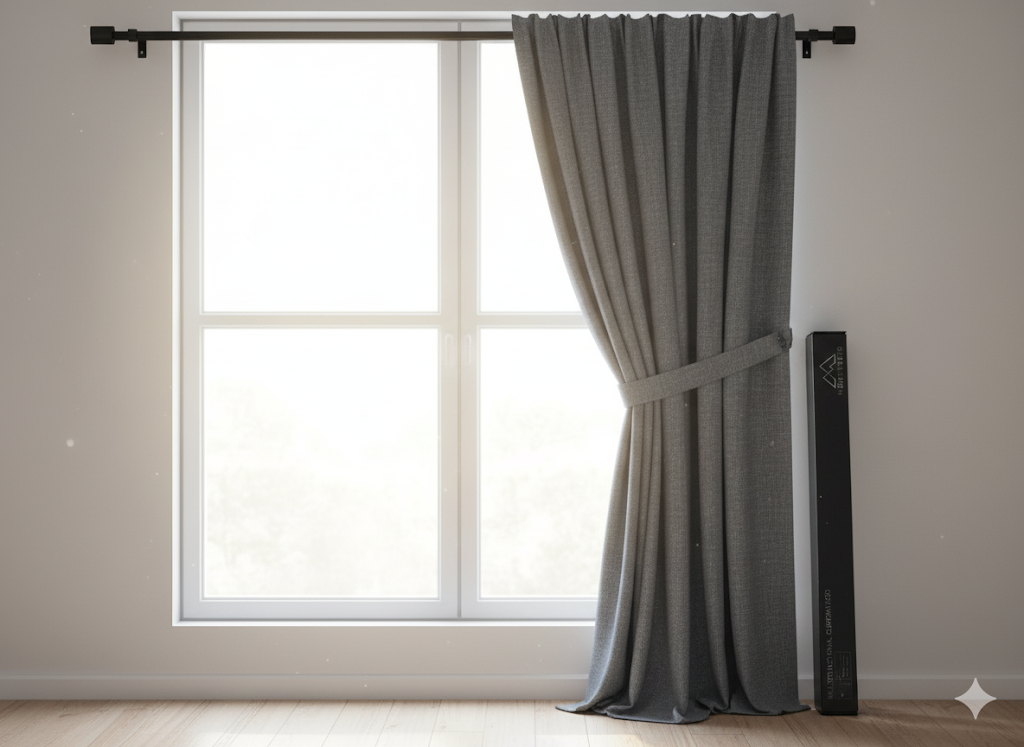 MEISENBERG Teleskopstange zum Klemmen 220-270 cm